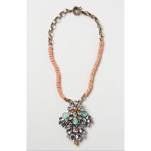 Anthropologie Glinted Petal Tasso Necklace